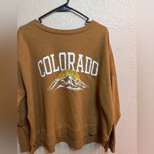 Colsie souvenir sweatshirt. Size XL